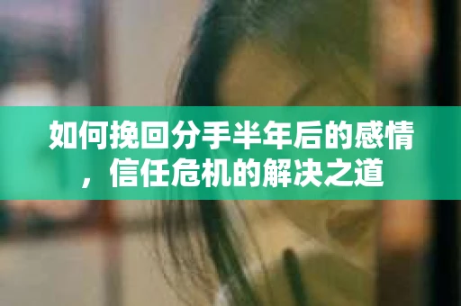 如何挽回分手半年后的感情，信任危机的解决之道