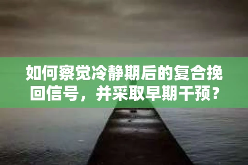 如何察觉冷静期后的复合挽回信号，并采取早期干预？