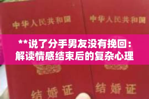 **说了分手男友没有挽回：解读情感结束后的复杂心理与现实**