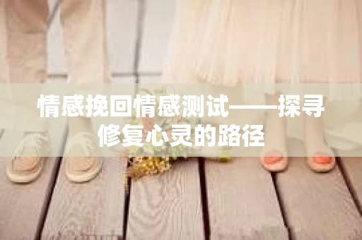 情感挽回情感测试——探寻修复心灵的路径
