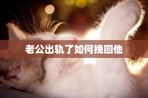 老公出轨了如何挽回他