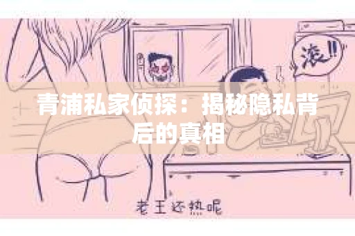 青浦私家侦探：揭秘隐私背后的真相