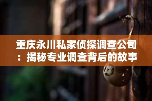 重庆永川私家侦探调查公司：揭秘专业调查背后的故事