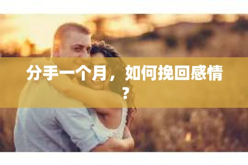 分手一个月，如何挽回感情？