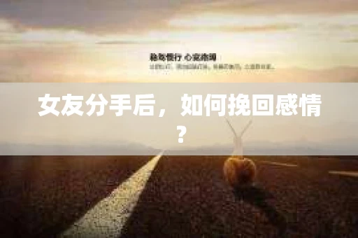 女友分手后,如何挽回感情? 女友分手后,如何挽回感情?