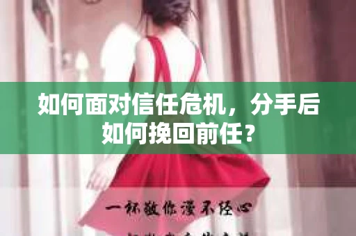 如何面对信任危机，分手后如何挽回前任？