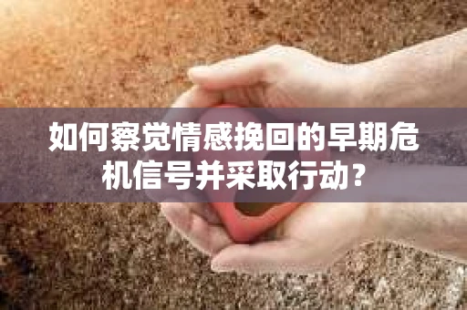 如何察觉情感挽回的早期危机信号并采取行动？